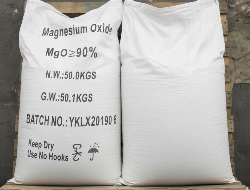 Magnesium oxide light and heavy grades