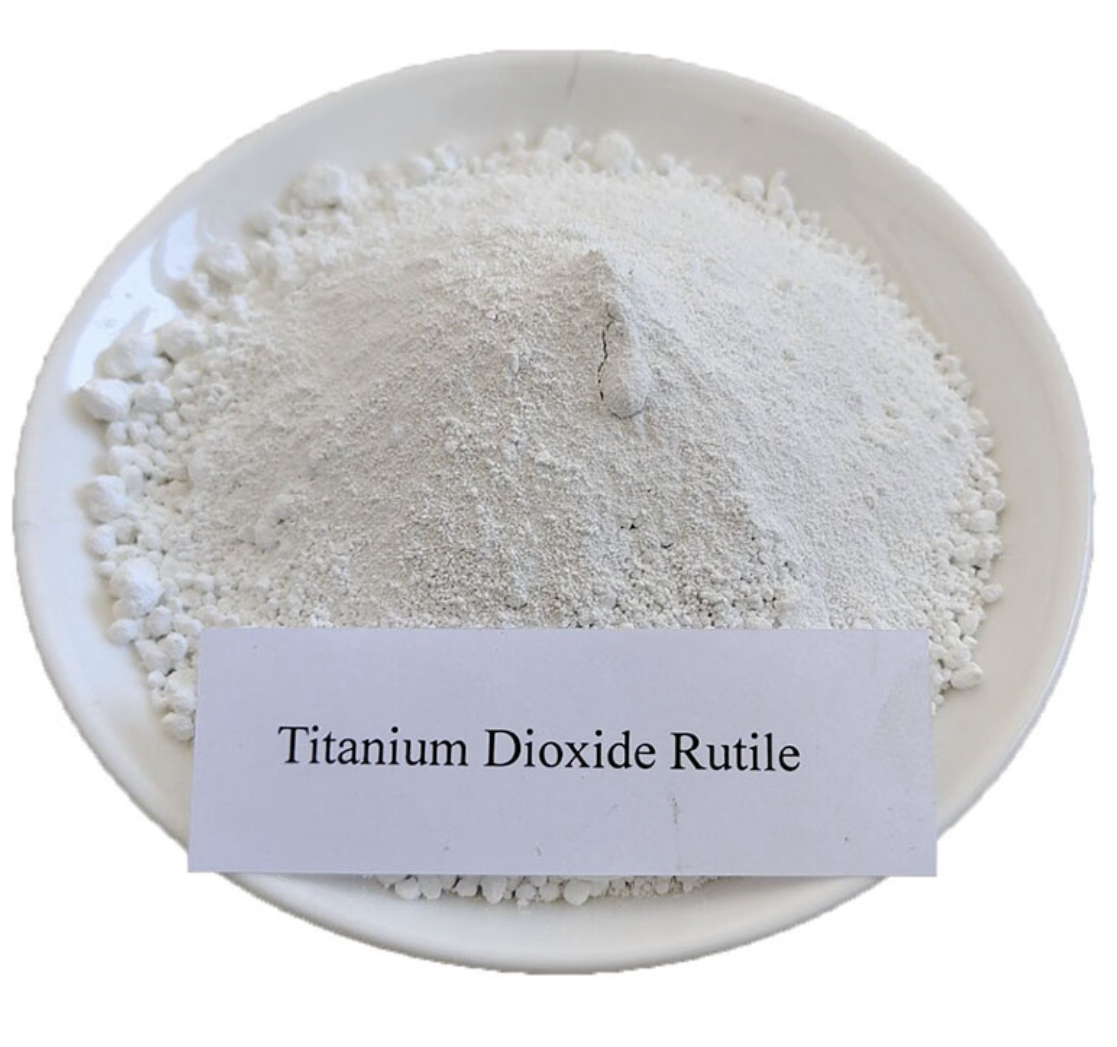 Rutile titanium dioxide white pigment powder